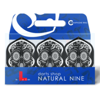 L-Style Champagne L1 Standard N9 Calavera Black - Dart Flights L-Style L-Style Champagne L1 Standard N9 Calavera Black - Dart Flights