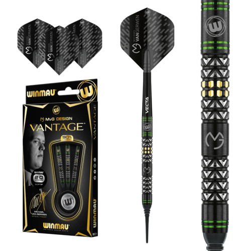 Winmau Winmau Michael van Gerwen Vantage 90% Soft Tip - Dartpijlen