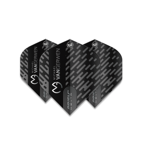 Winmau Winmau Michael van Gerwen Prism Delta Black/Grey V2 - Dart Flights