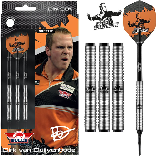 Bull's Bull's Dirk van Duijvenbode 90% Soft Tip - Dartpijlen