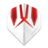 Winmau Prism Alpha Extra Thick White & Red - Dart Flights