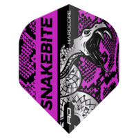 Peter Wright Hardcore Snakebite Coiled Snake Purple - Dart Flights Red Dragon Peter Wright Hardcore Snakebite Coiled Snake Purple - Dart Flights