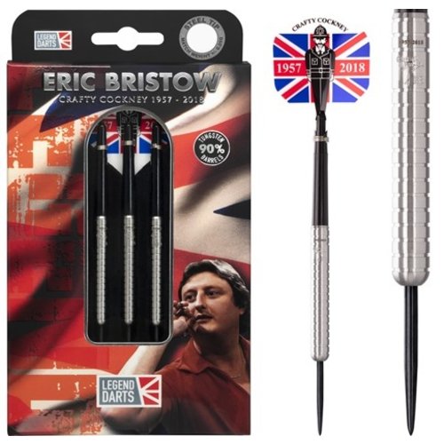 Legend Darts Legend Darts Eric Bristow Crafty Cockney Silver Ringed 90% - Dartpijlen