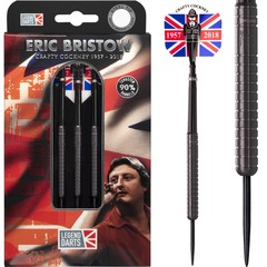 Legend Darts Eric Bristow Crafty Cockney Black Ringed 90%