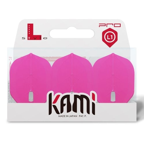 L-Style L-Style Champagne Kami L1 Pro Standard Neon Pink - Dart Flights