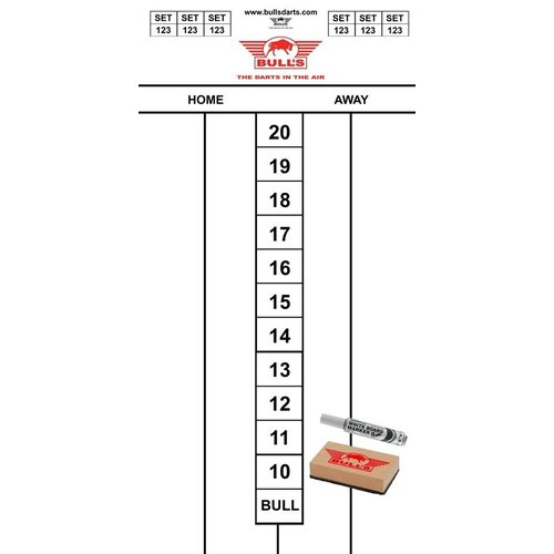 Bull's Bull's Scorebord Set 60 x 30