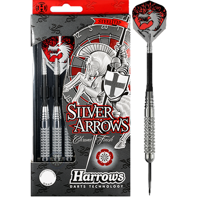 Harrows Silver Arrows Knurled Brass