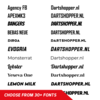 Dartshopper Flights Bedrukken Tekst - 100 micron (10 sets)