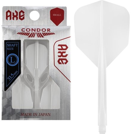 Condor Condor Axe Flight System - Small White - Dart Flights