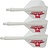 Condor Axe Logo Flight System - Small White - Dart Flights