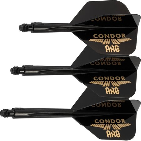 Condor Condor Axe Logo Flight System - Small Black - Dart Flights