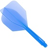 Condor Condor Zero Stress Flight System - Small Clear Blue - Dart Flights