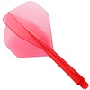 Condor Condor Zero Stress Flight System - Standard Clear Red - Dart Flights