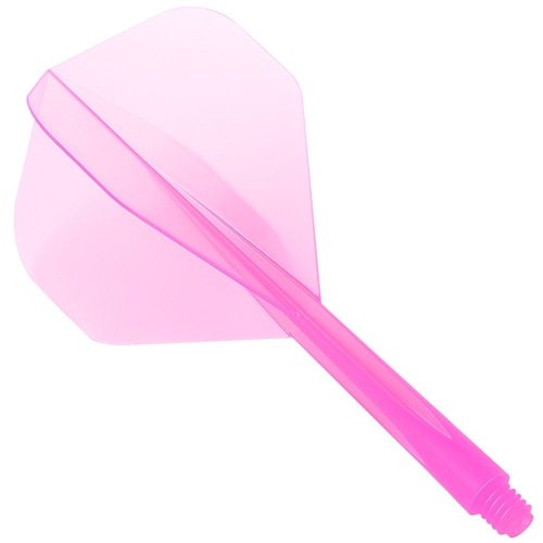 Condor Condor Zero Stress Flight System - Standard Clear Pink - Dart Flights