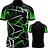 Arraz Flare Dartshirt Black & Green - Dart Shirt