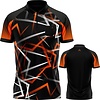 Arraz Arraz Flare Dartshirt Black & Orange