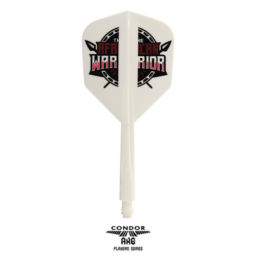 Condor Condor Axe Player - African Warrior - Inspiration 2 White - Small - Dart Flights