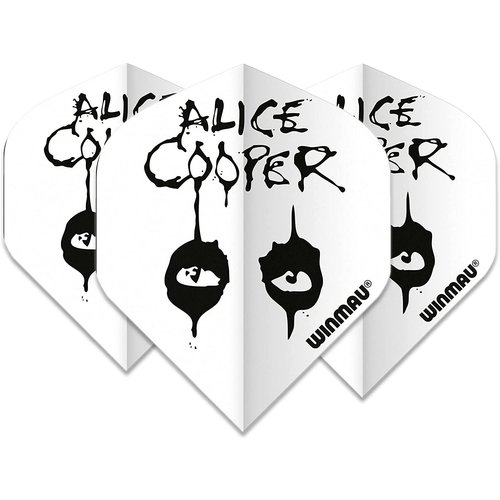 Winmau Winmau Rock Legends Alice Cooper White - Dart Flights