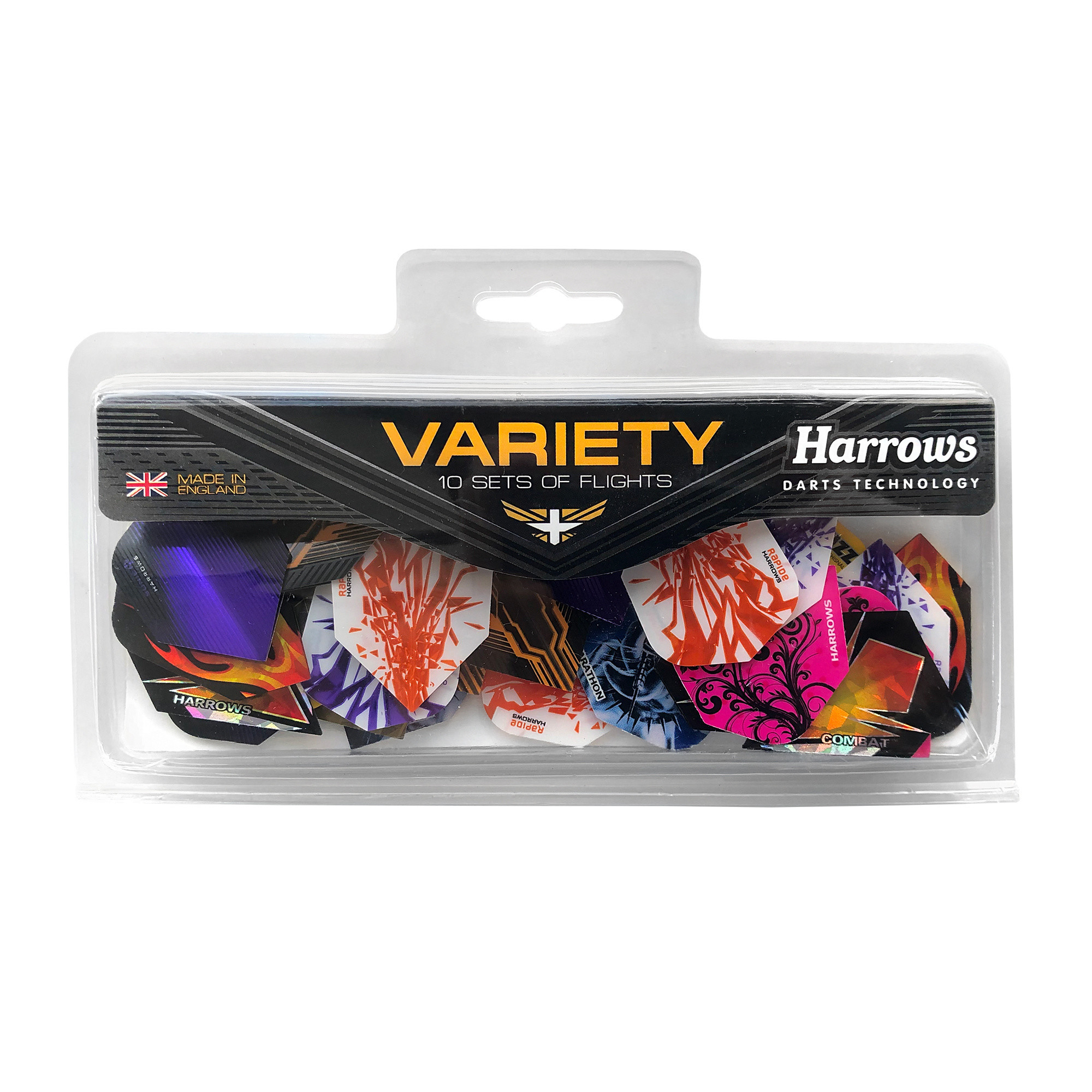Harrows Variety Flights (10 Sets) Dart Flights