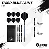 KOTO KOTO Tiger Blue Paint 90% - Dartpijlen