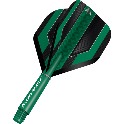 Mission Mission Temple NO2 Black & Green - Dart Flights