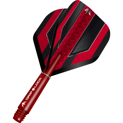 Mission Mission Temple NO2 Black & Red - Dart Flights