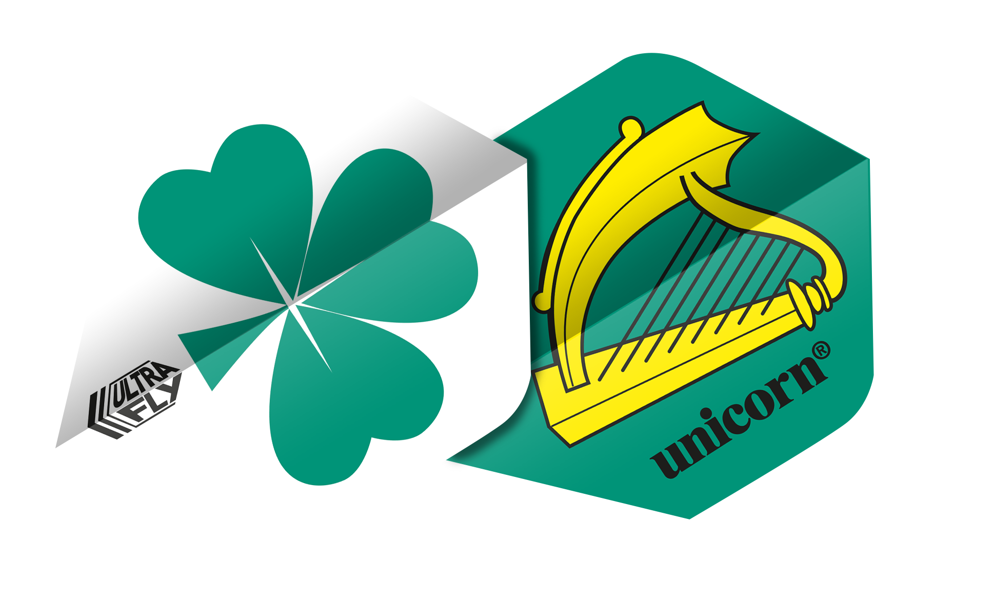 Unicorn Ultrafly Shamrock PLUS Dart Flights