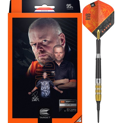 Target Target Raymond van Barneveld Gen 4 95% Soft Tip - Dartpijlen