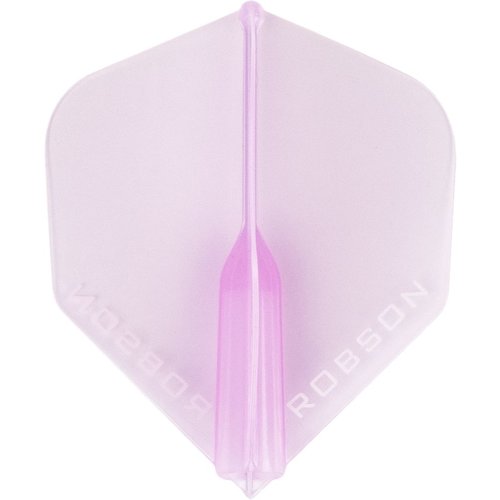 Bull's Robson Plus Crystal Clear Pink Std. - Dart Flights