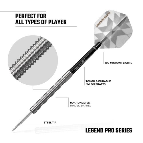 Legend Darts Legend Darts Pro Series V3 90% - Dartpijlen