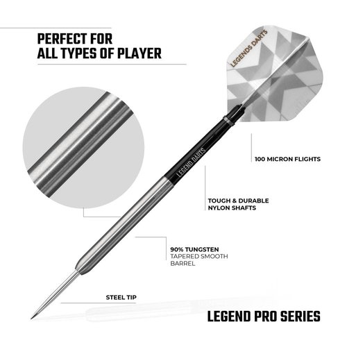 Legend Darts Legend Darts Pro Series V5 90% - Dartpijlen