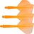 Condor Neon Axe Flight System - Standard Orange - Dart Flights