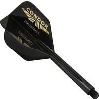 Condor Zero Stress - Gold Logo - Small Black - Dart Flights Condor Condor Zero Stress - Gold Logo - Small Black - Dart Flights