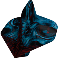 Designa Horror Show - Zombie Skull No2 - Dart Flights Designa Designa Horror Show - Zombie Skull No2 - Dart Flights