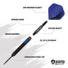 KOTO KOTO Kingprove Black & Blue Brass - Dartpijlen