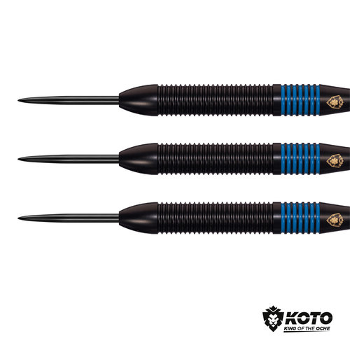 KOTO KOTO Kingprove Black & Blue Brass - Dartpijlen