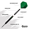 KOTO KOTO Kingprove Black & Green Brass - Dartpijlen