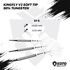 KOTO KOTO Kingfly V1 90% Soft Tip - Dartpijlen