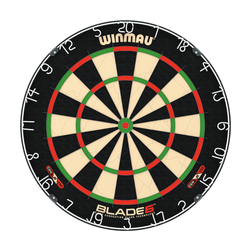 Winmau Winmau Blade 6 Dartbord Set + 2 sets Winmau Steeldarts - Dartset