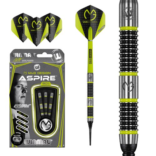 Winmau Winmau Michael van Gerwen Aspire 80% Soft Tip - Dartpijlen