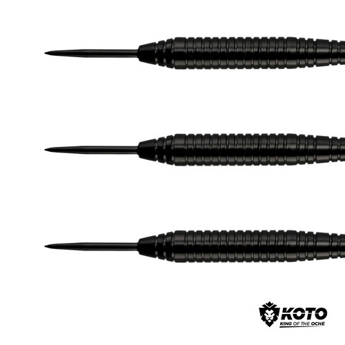 KOTO 2 KOTO Black Brass Darts + 90 Pieces Accessories - Dartpijlen