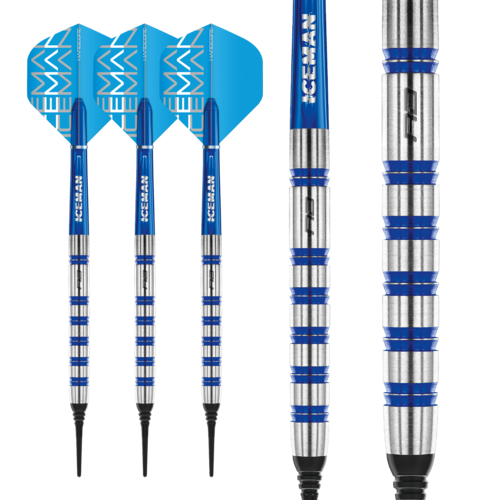 Red Dragon Red Dragon Gerwyn Price Iceman Challenger 80% Soft Tip - Dartpijlen