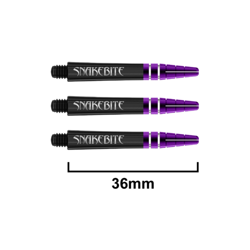 Red Dragon Red Dragon Nitrotech Snakebite Black/Purple - Dart Shafts