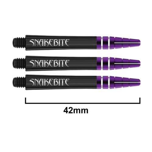 Red Dragon Red Dragon Nitrotech Snakebite Black/Purple - Dart Shafts