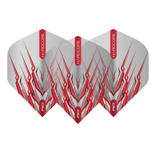 Red Dragon Red Dragon Peter Wright Hardcore Mohawk Red - Dart Flights