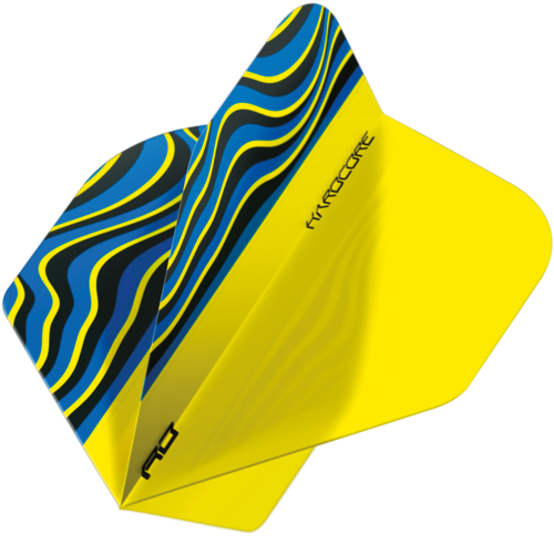 Red Dragon Red Dragon Hardcore Radical Yellow Wave - Dart Flights