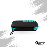 KOTO Kingzip Black & Aqua Small Dartwallet KOTO KOTO Kingzip Black & Aqua Small Dartwallet