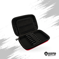 KOTO Kingzip Red & Black Large Dartwallet KOTO KOTO Kingzip Red & Black Large Dartwallet