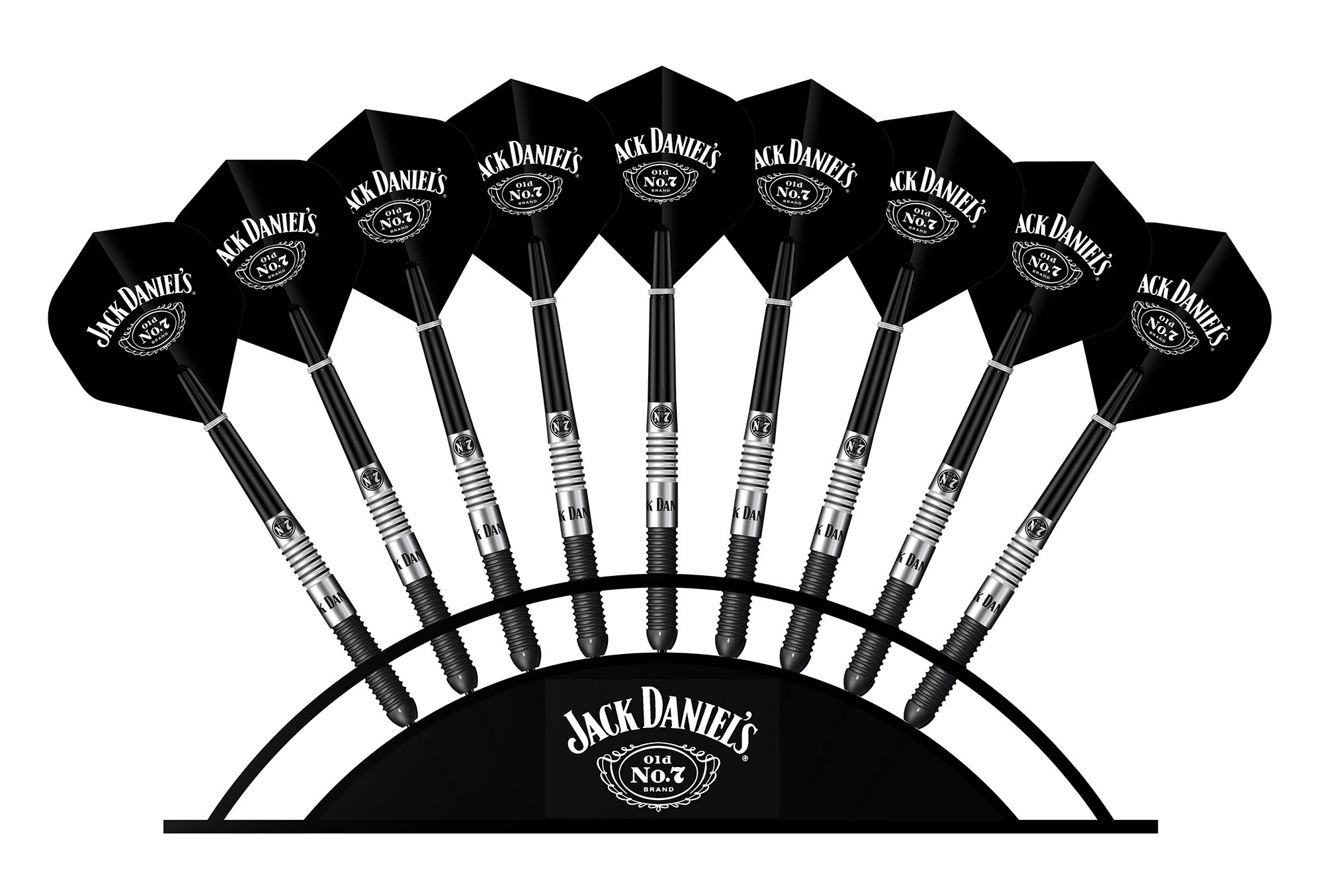 Jack Daniels 9 Darts Display