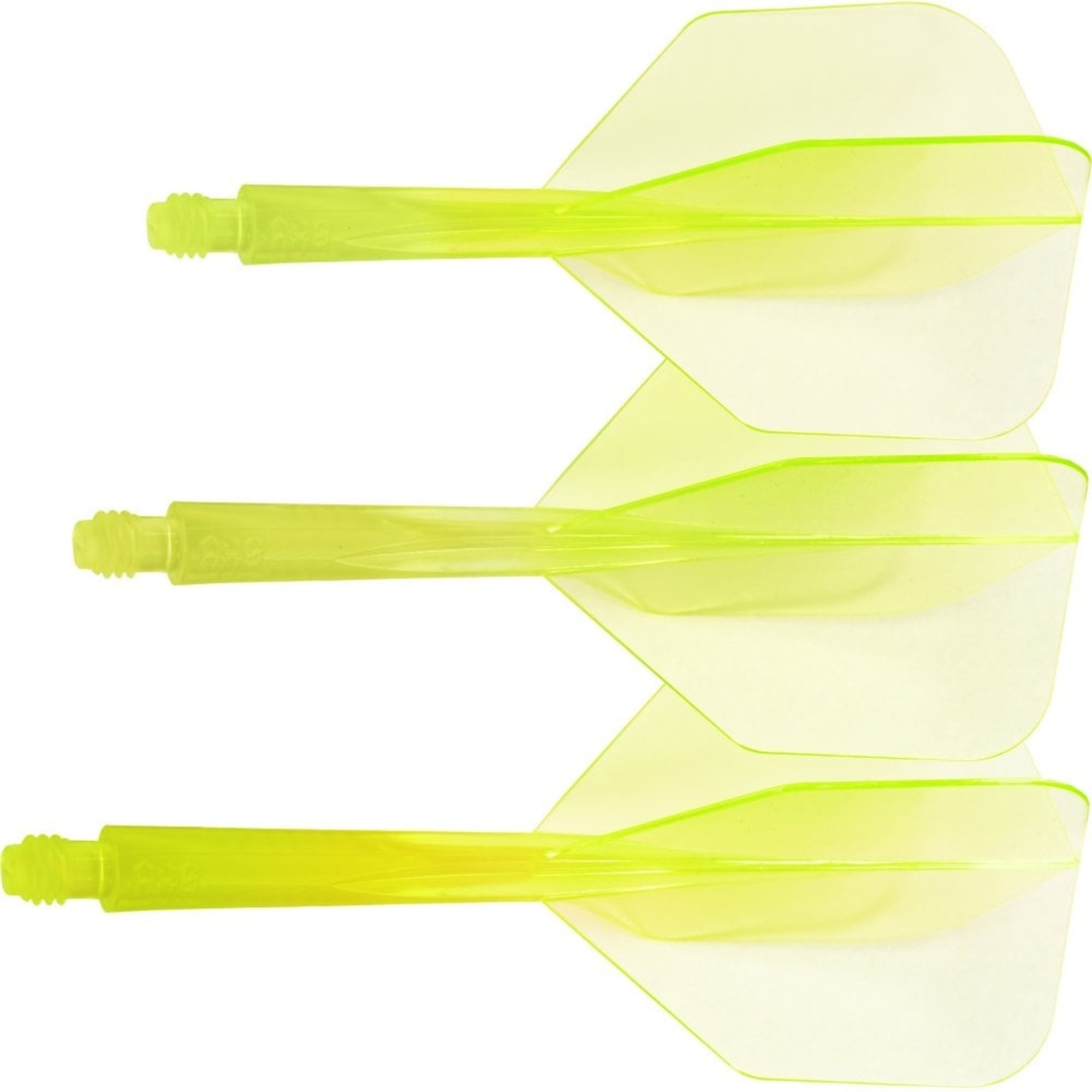 Condor Neon Axe Flight System Small Yellow Dart Flights